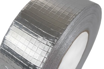 ЛЕНТА АЛЮМИНИЕВАЯ САМОКЛЕЙКАЯ АРМИРОВАННАЯ 100мм/50м