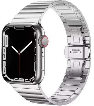 PASEK DO APPLE WATCH 1 2 3 4 5 6 7 8 9 SE ULTRA 2 42/44/45/49mm Stal KOLORY