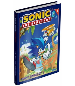 Sonic The Hedgehog Komiks Twarda oprawa okładka
