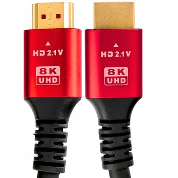 KABEL HDMI 2.1 8K 60Hz / 4K 120Hz UHD HDR eARC VRR 48Gbps SPEED PRZEWÓD 5m