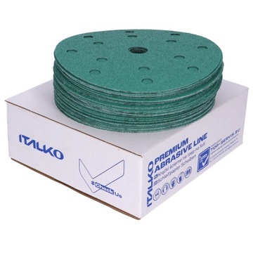 ДИСК ШЛИФОВАЛЬНОЙ БУМАГИ ITALKO 150MM 15H P180 VELCRO