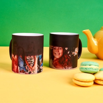 Волшебная фотокружка с вашей фотографией и текстом, фотокружка в подарок.