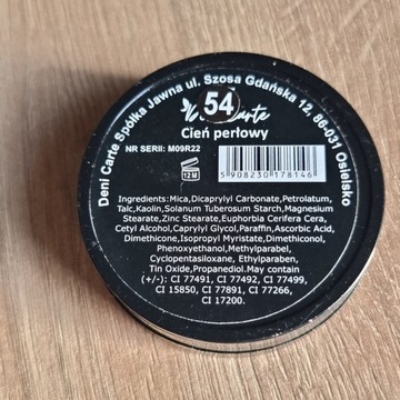 ЖЕМЧУЖНЫЕ ТЕНИ ДЛЯ ВЕК СВЕТЛЫЕ ОДИНОЧНЫЕ БЕЖЕВЫЕ ДЛЯ МАКИЯЖА ГЛАЗ № 54