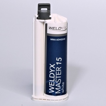 Klej Weldyx Master 15 min BIAŁY 50 ml - dwuskładnikowy WYSOKA WYTRZYMAŁOŚĆ