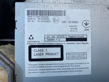 РАДИОНАВИГАЦИЯ GPS NAVI ЭКРАН TOYOTA AURIS II 86140-02400 LIFT 2015-