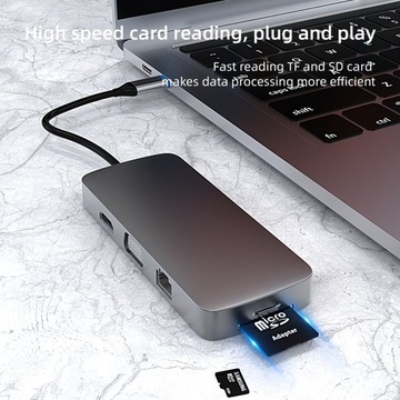 BL10V 10 in 1 USB-C / Type-C HUB