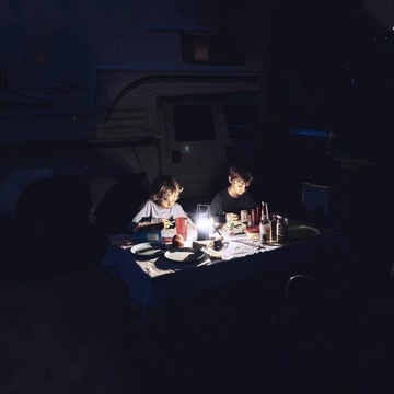 КЕМПИНГОВАЯ ЛАМПА×2 LED, СКЛАДНАЯ ДЛЯ ПОДВЕСКИ, 5 Вт