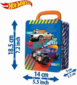 Чемодан Hot Wheels на 20 машинок с гоночной трассой