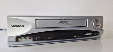 Видео VHS DVD видеомагнитофон Medion 6 голов стерео Hi-Fi