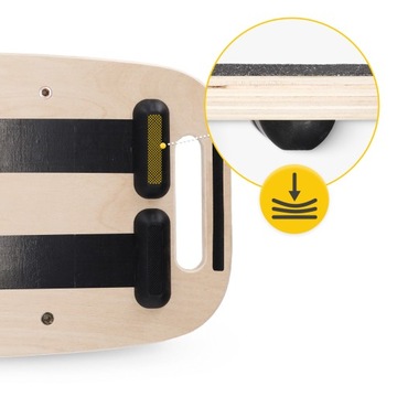 БАЛАНС БОРД ТРЕНЕР ДЛЯ БАЛАНСА ДЕРЕВЯННАЯ ПЛАТФОРМА ДЛЯ БАЛАНСА