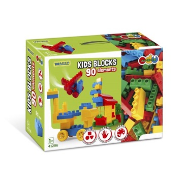 KLOCKI EDUKACYJNE 90 el. 41296 WADER ZESTAW XXL