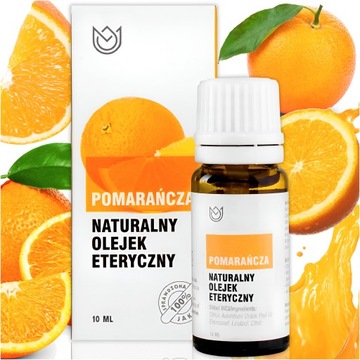 OLEJEK ETERYCZNY POMARAŃCZA NATURALNY OLEJKI ETERYCZNE ZAPACHOWE 10ml