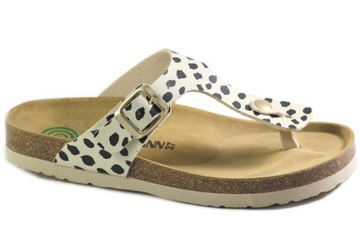 JAPONKI DR.BRINKMANN 700545-08 BEIGE DAMSKIE KLAPKI