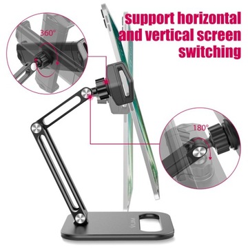 Подставка-держатель Высокая подставка для планшета, телефона, смартфона, регулируемая ULANZI