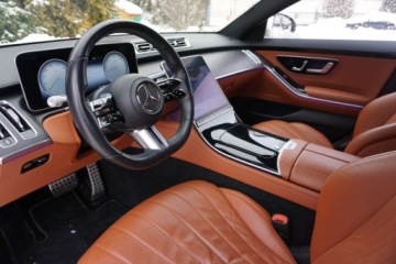 Mercedes Klasa S W223/V223 Sedan 2.9 400d 330KM 2021 Mercedes-Benz Klasa S SalonPL, AMGLine, 4Matic, Tylna os skretna, ACC, Kam, zdjęcie 7