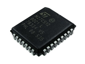 27C512-90 PLCC32 STM M27C512-90C1 OTP EPROM