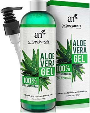 Żel Aloe Vera tłoczony na zimno marki ArtNaturals