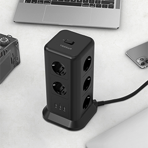 СТОЯЩИЙ РАЗЪЕМ ПИТАНИЯ 11 РОЗЕТОК + 3USB 10А