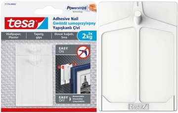 Gwóźdź samoprzylepny TESA tapeta tynk 2 x 2kg
