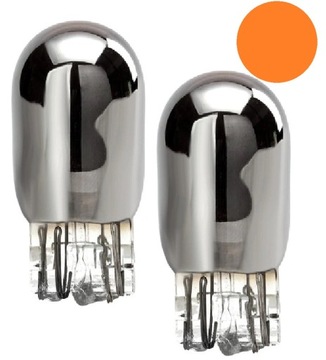 ŻARÓWKA POMARAŃCZOWA = AMBER WY21W W21W T20 Kierunki / Kierunkowskazy CHROM