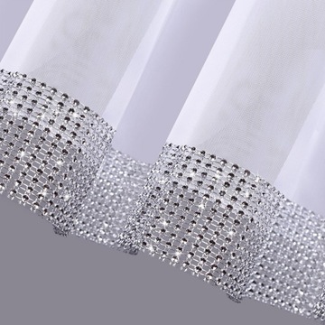 КОМПЛЕКТ ВУАЛЬНЫХ ЗАТОР ДЛЯ БАЛКОНА С ЦИРКОНОМ