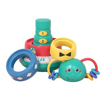 СЛОН ИНТЕРАКТИВНАЯ ПИРАМИДА МУЗЫКАЛЬНАЯ СВЕТОВАЯ ИГРУШКА ДЛЯ ДЕВОЧЕК