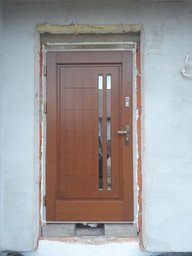 Утепленные наружные деревянные двери 78мм Немедленно Чистый воздух