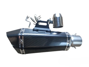 WYDECH TŁUMIK MOTOCYKLOWY CARBON UNIWERSALNY r-11 NOWY