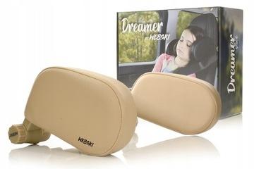 Подушка для подголовника для путешествий, установленная на подголовнике автомобиля