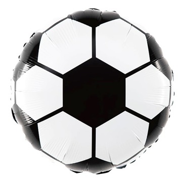 BALON FOLIOWY PIŁKA NOŻNA NA URODZINY NA HEL DUŻY 45 cm BALON FOOTBALL