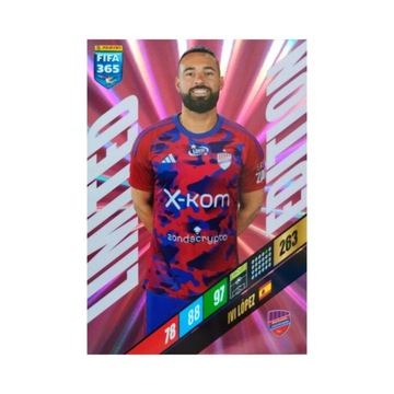 RAKÓW CZĘSTOCHOWA LIMITED EDITION KOMPLET 11 KARTY PIŁKARSKIE FIFA 365 2024