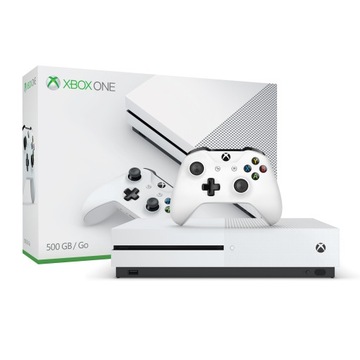 Konsola Xbox One S 500 GB 4k biała + PAD + kable