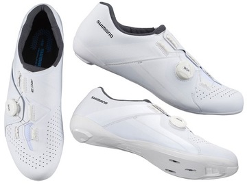 ВЕЛОСИПЕДНЫЕ ОБУВИ SPD-SL SHIMANO SH-RC300M БЕЛЫЕ 47