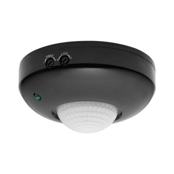 Czujnik ruchu czarny 360st IP20 OR-CR-203/B