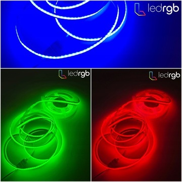 TAŚMA LED COB NEON 1M RGB CCT BIAŁY CIEPŁY NEUTRALNY ZIMNY 2700-6500K 840/m
