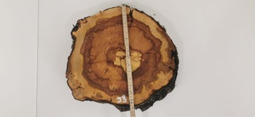 Ломтик яблока 40x40 см, дерево для стола из смолы