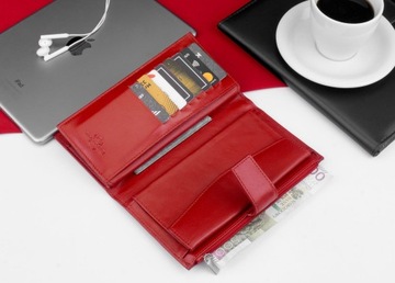 Женский кожаный кошелек KOCHMANSKI размера XXL, большой RFID