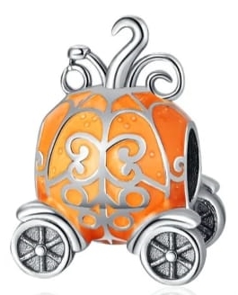 MD charms zawieszka dynia kareta | S925