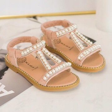 Dziewczęce Buty Dziewczęce Sandały Perły