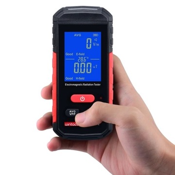 РАДИАЦИОННО-ВОЛНОВОЙ ТЕСТЕР ЭЛЕКТРОМАГНИТНОГО ПОЛЯ 5G 100uT LCD CE