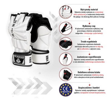 Тренировочные перчатки ММА JAPAN XL с ручкой для сумки