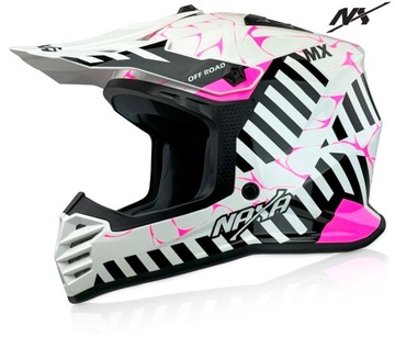 NAXA KASK MOTOCYKLOWY CROSS| DZIECIĘCY JUNIOR| C11 r.YL OFF-ROAD QUAD ATV
