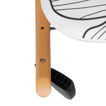 KINDERKRAFT FINIO CHUNCHER/ROCKER ЧЕРНЫЙ/БЕЛЫЙ