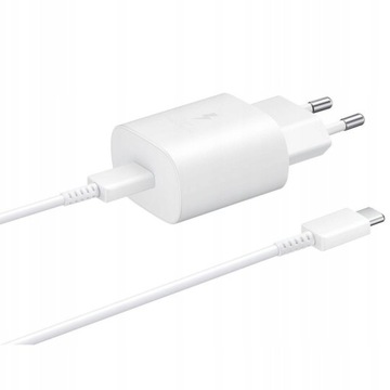 ЗАРЯДНОЕ УСТРОЙСТВО SAMSUNG 25 Вт ДЛЯ БЫСТРОЙ ЗАРЯДКИ + НАБОР КАБЕЛЕЙ USB C ТИПА C