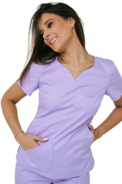 Bluza medyczna SpaWear liliowy M