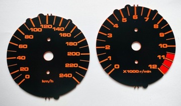 циферблат часов для SUZUKI DL V STROM 1000 650 миль/ч=км