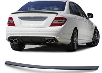 LOTKA SPOILER DOKŁADKA MERCEDES C W204 CZARNY POŁYSK