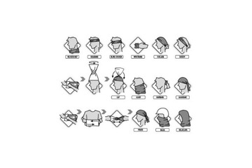 ОРИГИНАЛЬНЫЙ ШАРФ KHADOMA MULTI УНИСЕКС (США)