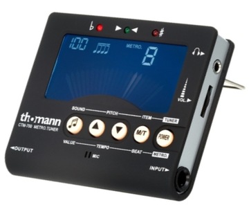 Хроматический метро-тюнер CTM-700, метроном Thomann