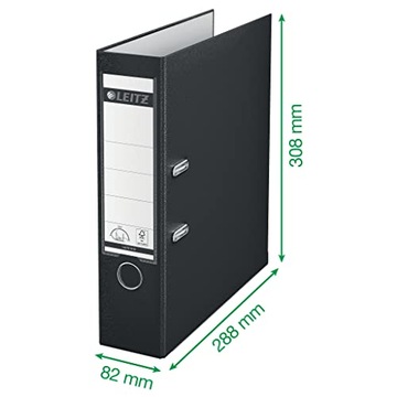 БИНДЕР LEITZ 180° A4/80 ММ, БЕЛЫЙ